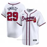 Maglia Baseball Uomo Atlanta Braves John Smoltz Home Limited Bianco