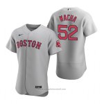 Maglia Baseball Uomo Boston Red Sox Michael Wacha Autentico Road Grigio