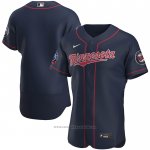 Maglia Baseball Uomo Minnesota Twins 60th Season Alternato Autentico Blu