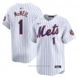 Maglia Baseball Uomo New York Mets Jeff Mcneil Home Limited Bianco