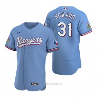 Maglia Baseball Uomo Texas Rangers Spencer Howard Autentico Alternato Blu