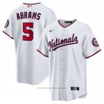 Maglia Baseball Uomo Washington Nationals Cj Abrams Home Replica Bianco