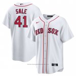 Maglia Baseball Uomo Boston Red Sox Chris Sale Primera Replica Bianco