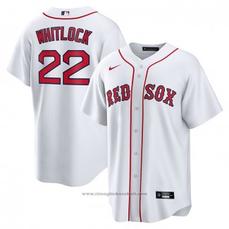 Maglia Baseball Uomo Boston Red Sox Garrett Whitlock Home Replica Bianco