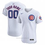 Maglia Baseball Uomo Chicago Cubs Home Elite Personalizzate Bianco