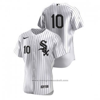 Maglia Baseball Uomo Chicago White Sox Yoan Moncada Autentico Bianco