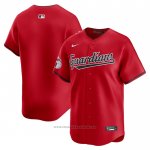 Maglia Baseball Uomo Cleveland Guardians Alternato Limited Rosso