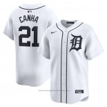 Maglia Baseball Uomo Detroit Tigers Mark Canha Home Limited Bianco
