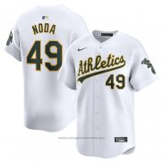 Maglia Baseball Uomo Oakland Athletics Ryan Noda Home Limited Bianco