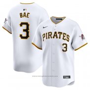 Maglia Baseball Uomo Pittsburgh Pirates Ji-hwan Bae Home Limited Bianco