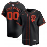 Maglia Baseball Uomo San Francisco Giants Alternato Limited Personalizzate Nero