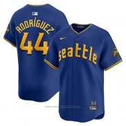 Maglia Baseball Uomo Seattle Mariners Julio Rodriguez City Connect Limited Blu