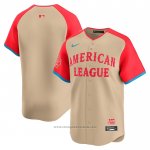 Maglia Baseball Uomo All Star 2024 American League Limited Crema