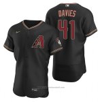 Maglia Baseball Uomo Arizona Diamondbacks Zach Davies Autentico Alternato Nero