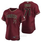 Maglia Baseball Uomo Arizona Diamondbacks Zack Burdi Autentico Alternato Rosso