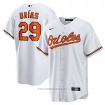 Maglia Baseball Uomo Baltimore Orioles Ramon Urias Home Replica Bianco