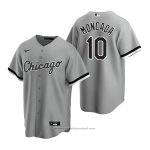 Maglia Baseball Uomo Chicago White Sox Yoan Moncada Replica Grigio