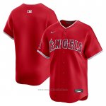 Maglia Baseball Uomo Los Angeles Angels Alternato Limited Rosso