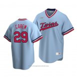 Maglia Baseball Uomo Minnesota Twins Rod Carew Cooperstown Collection Road Blu