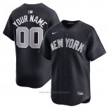 Maglia Baseball Uomo New York Yankees Alternato Limited Personalizzate Blu