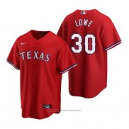 Maglia Baseball Uomo Texas Rangers Nathaniel Lowe Replica Alternato Rosso