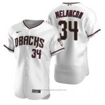 Maglia Baseball Uomo Arizona Diamondbacks Mark Melancon Autentico Home Bianco