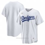 Maglia Baseball Uomo Brooklyn Los Angeles Dodgers Primera Cooperstown Collection Bianco