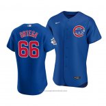 Maglia Baseball Uomo Chicago Cubs Rafael Ortega Autentico Alternato Blu