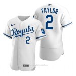 Maglia Baseball Uomo Kansas City Royals Michael A. Taylor Replica Road Grigio