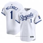 Maglia Baseball Uomo Kansas City Royals Mj Melendez Home Limited Bianco