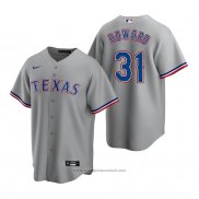 Maglia Baseball Uomo Texas Rangers Spencer Howard Replica Road Grigio