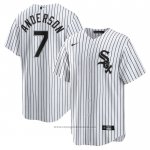 Maglia Baseball Uomo Chicago White Sox Tim Anderson Primera Replica Bianco