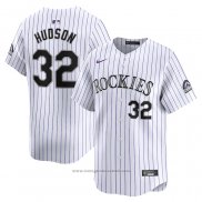 Maglia Baseball Uomo Colorado Rockies Dakota Hudson Home Limited Bianco