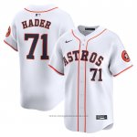 Maglia Baseball Uomo Houston Astros Josh Hader Home Limited Bianco