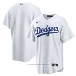 Maglia Baseball Uomo Los Angeles Dodgers Primera Replica Bianco