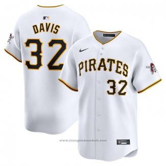 Maglia Baseball Uomo Pittsburgh Pirates Henry Davis Home Limited Bianco