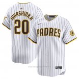 Maglia Baseball Uomo San Diego Padres Kyle Higashioka Home Limited Bianco