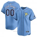 Maglia Baseball Uomo Tampa Bay Rays Alternato Limited Personalizzate Blu