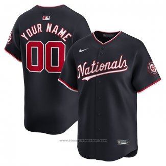 Maglia Baseball Uomo Washington Nationals Alternato Limited Personalizzate Blu