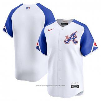 Maglia Baseball Uomo Atlanta Braves City Connect Limited Bianco