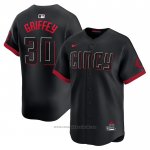 Maglia Baseball Uomo Cincinnati Reds Ken Griffey JR. City Connect Limited Nero