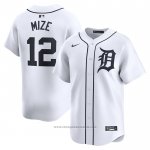 Maglia Baseball Uomo Detroit Tigers Casey Mize Home Limited Bianco