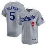 Maglia Baseball Uomo Los Angeles Dodgers Freddie Freeman Away Limited Grigio