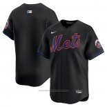 Maglia Baseball Uomo New York Mets Alternato Limited Nero