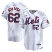 Maglia Baseball Uomo New York Mets Jose Quintana Home Limited Bianco