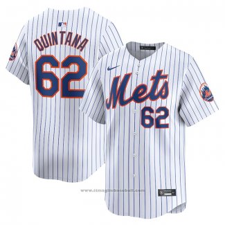 Maglia Baseball Uomo New York Mets Jose Quintana Home Limited Bianco