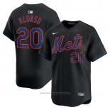 Maglia Baseball Uomo New York Mets Pete Alonso Alternato Limited Nero