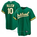 Maglia Baseball Uomo Oakland Athletics Nick Allen Alternato Replica Verde