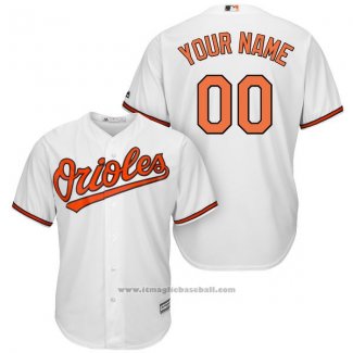 Maglia Baseball Bambino Baltimore Orioles Personalizzate Bianco