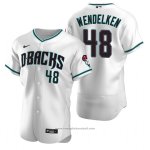 Maglia Baseball Uomo Arizona Diamondbacks J.b. Wendelken Autentico Alternato Bianco